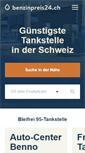 Mobile Screenshot of benzinpreis24.ch